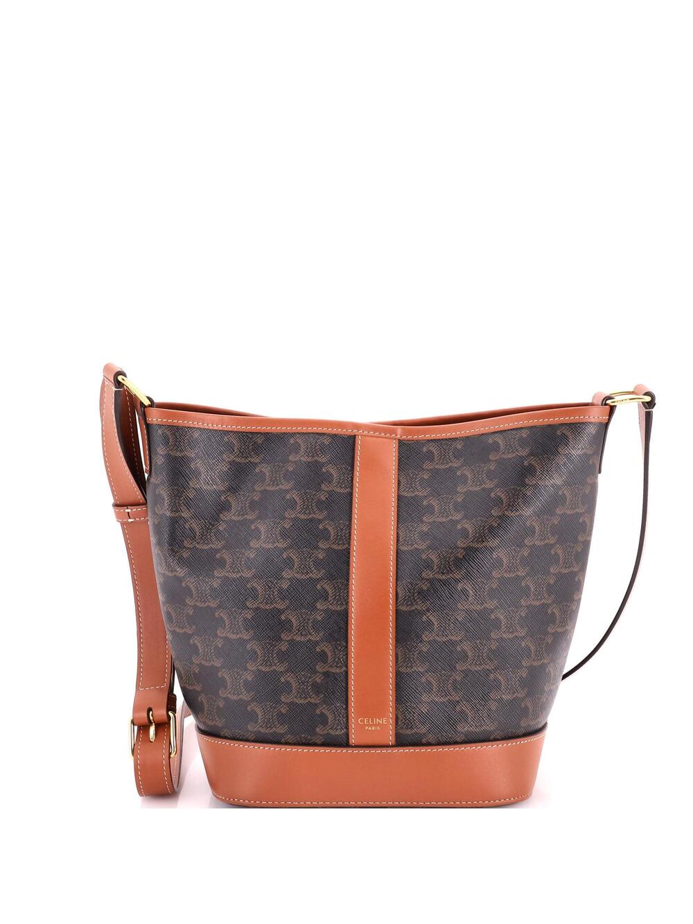 Celine Bucket Bag Triomphe Coated #366638C14B